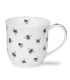 Bees | Cumbrae Bone China mug by Dunoon in England