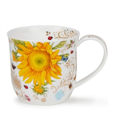Vintage Gold | Bone China mug by Dunoon in England