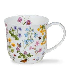 Wild Flowers Harebell | Bone China mug by Dunoon in England