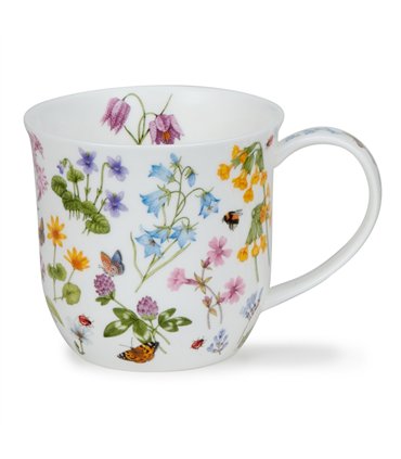 Wild Flowers Harebell | Bone China mug by Dunoon in England