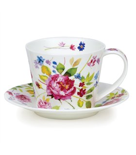Islay Wild Garden Rose Cup and Saucer