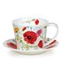 Islay Wild Garden Poppy Cup and Saucer