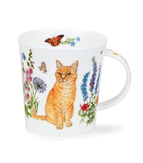 Floral Cats ginger by Dunoon