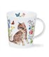 Floral Cats Tabby by Dunoon