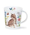 Floral Cats Tabby by Dunoon