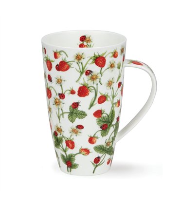 Dovedale Strawberry - Henley style mug