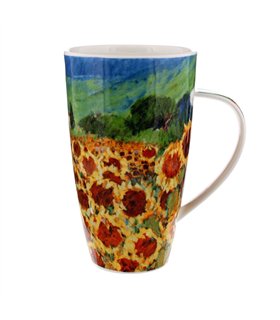 Paysage Sunflowers - Henley style mug