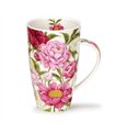 Peonies Henley Style mug