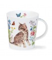 Floral Cats Tabby by Dunoon