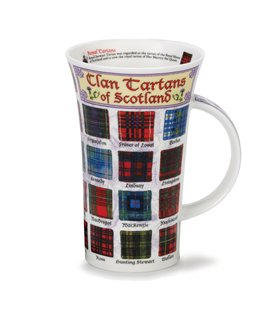 Tartans of Scotland - Glencoe style mug