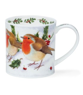 Festive Birds Robin | Dunoon Bone China | The Tea Haus